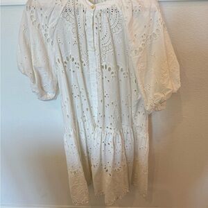 White Eyelet Dress